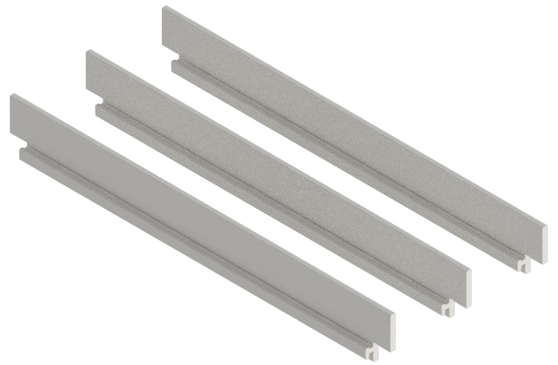 Produktbild UBK 200 123  -  Sichtkantenprofil UBK 200 für Endstück, 12mm Vertiefung